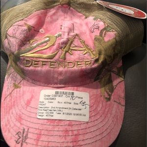 Realtree Camouflage Pink Adjustable Cap Baseball Hat Hunting New. 2A Embroidered
